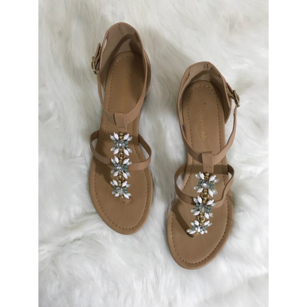 CityClassified embellished sandals